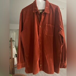 Territory Ahead Men's Corduroy Button-Down Shirt in Rust